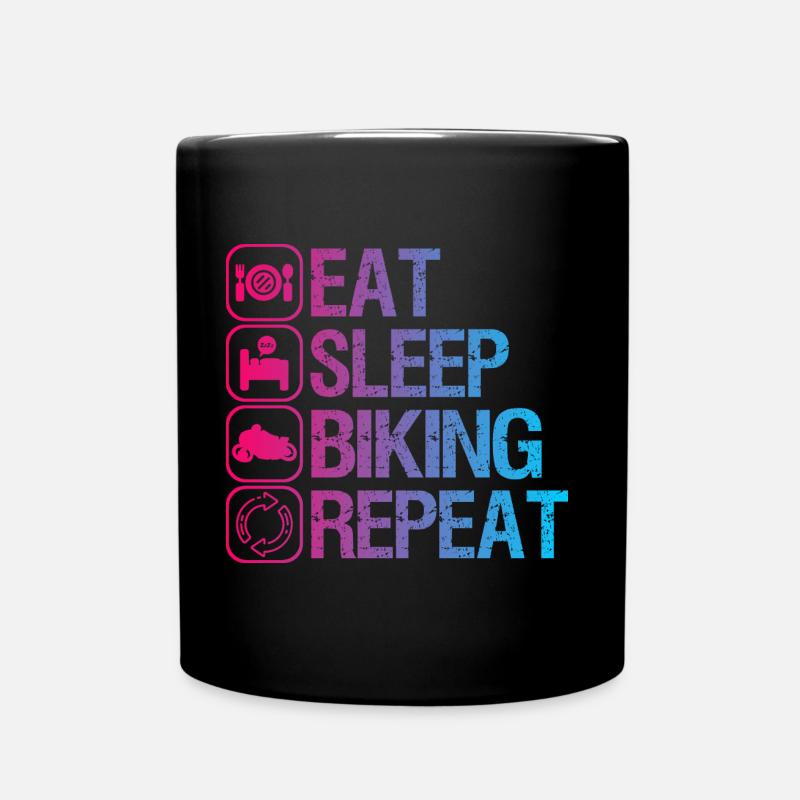 motorcycle - Full Colour Mug - black