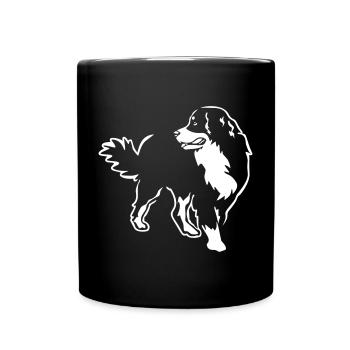 Bernese Mountain Dog "Black Edition" - Full Colour Mug - black - Front