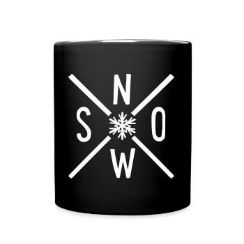 snow - Full Colour Mug - black - Front