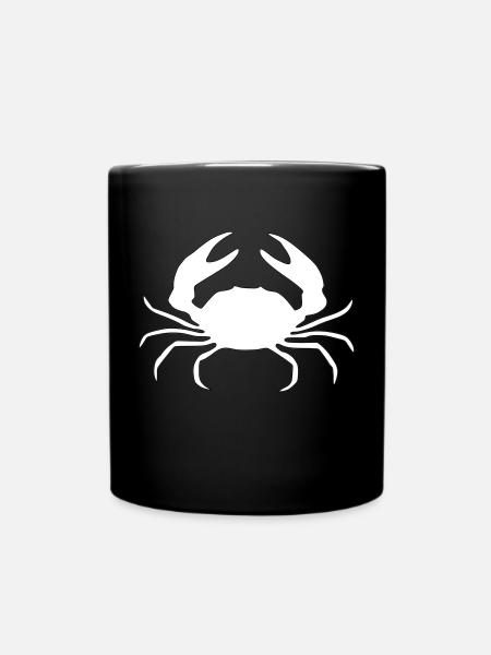 Crab contrast - Full Colour Mug - black