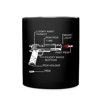 Shooting club - Full Colour Mug - black - Front