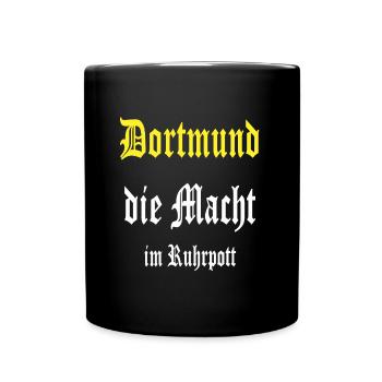 Dortmund die besten Fans - Tasse einfarbig - Schwarz - Vorne