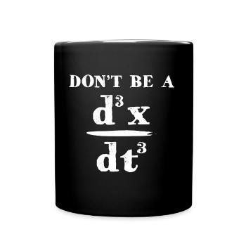 Funny Don’t Be A Math Lover - Mug uni - noir - Devant