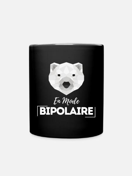 En mode bipolaire - Mug uni - noir