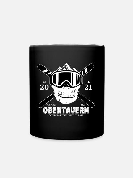 Obertauern Ski Sknowboard - Tasse einfarbig - Schwarz