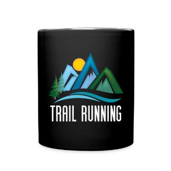 Trail Running - Mug uni - noir - Devant