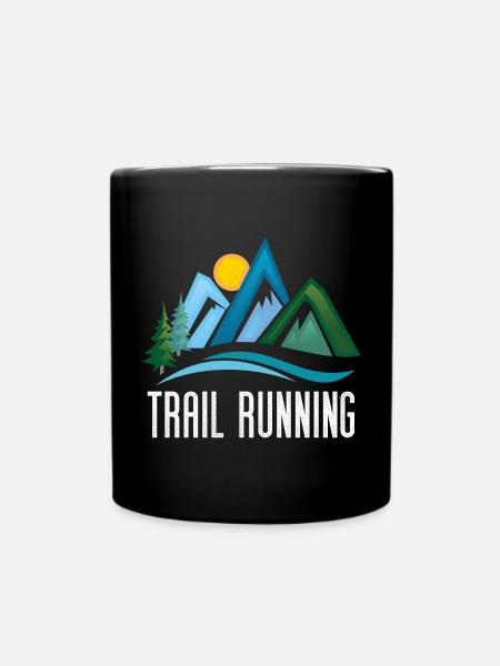 Trail Running - Mug uni - noir