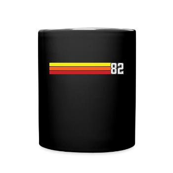 Retro 1982 t-shirt 82 vintage 1982 - Full Colour Mug - black - Front