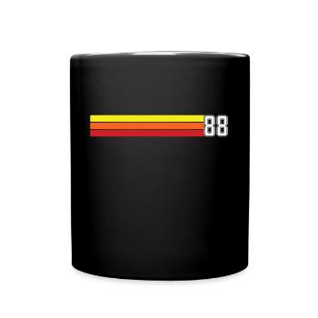 Retro 1988 t-shirt 88 vintage 1988 - Tasse einfarbig - Schwarz - Vorne