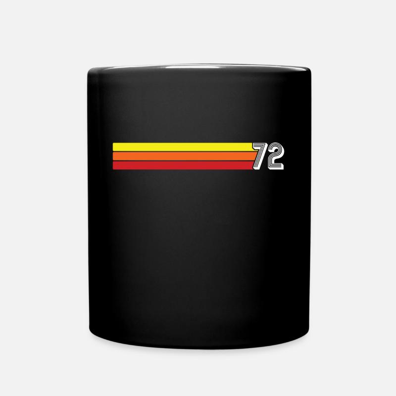 T-shirt rétro 1972 72 millésime 1972 - Mug uni - noir