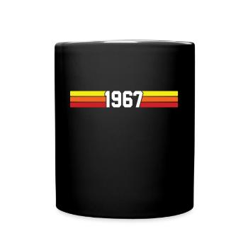 T-shirt rétro 1967 67 millésime 1967 - Mug uni - noir - Devant