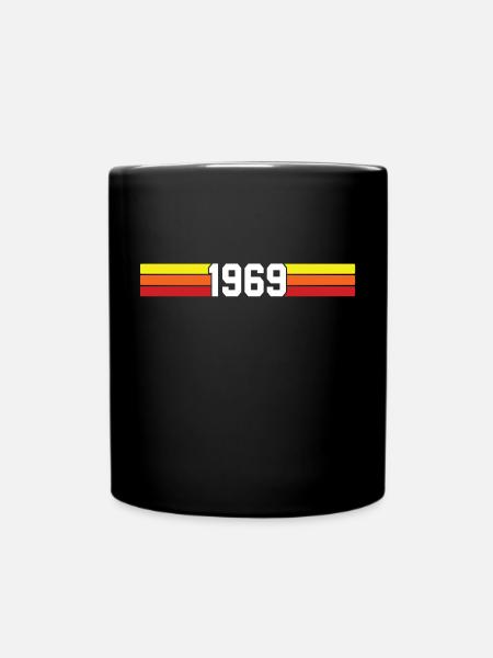 Retro 1969 t-shirt 69 vintage 1969 - Tasse einfarbig - Schwarz