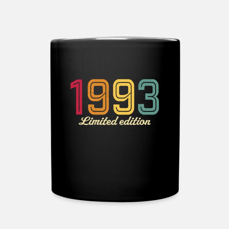 limited edition 1993 retro 1993 - Tasse einfarbig - Schwarz
