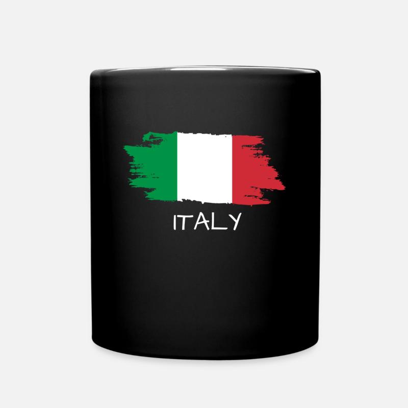 Italien - Tasse einfarbig - Schwarz
