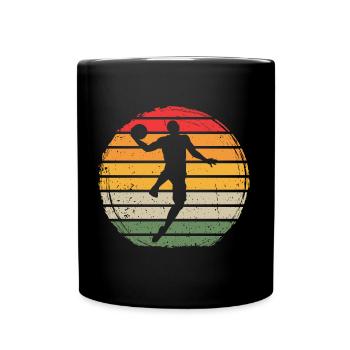 Basketball Vintage - Full Colour Mug - black - Front