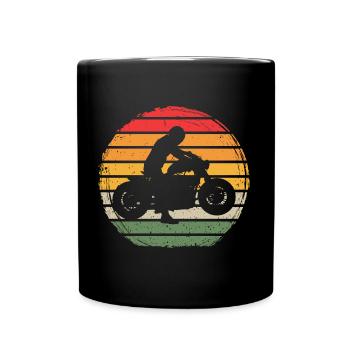 Biker Vintage - Full Colour Mug - black - Front