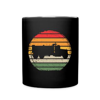 Trucker Vintage - Full Colour Mug - black - Front