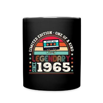 Legendary 1965 57th Birthday Gift Men - Fun - Full Colour Mug - black - Front