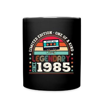 Legendary 1985 37th Birthday Gift Men - Fun - Full Colour Mug - black - Front
