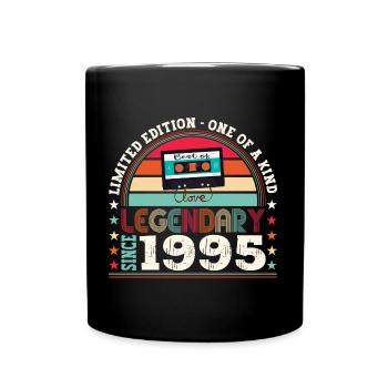 Legendary 1995 27th Birthday Gift Men - Fun - Full Colour Mug - black - Front