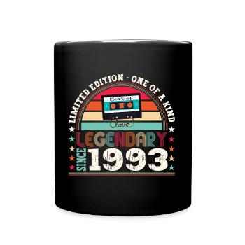 Legendary 1993 29th Birthday Gift Men - Fun - Full Colour Mug - black - Front