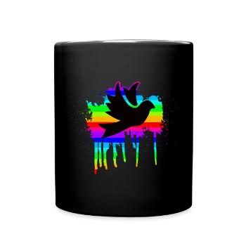 Freedom - Full Colour Mug - black - Front