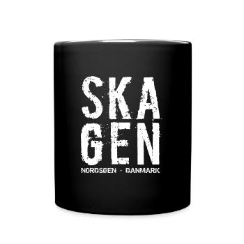 Skagen, Denmark, North Sea, Ostee, North Jutland - Full Colour Mug - black - Front