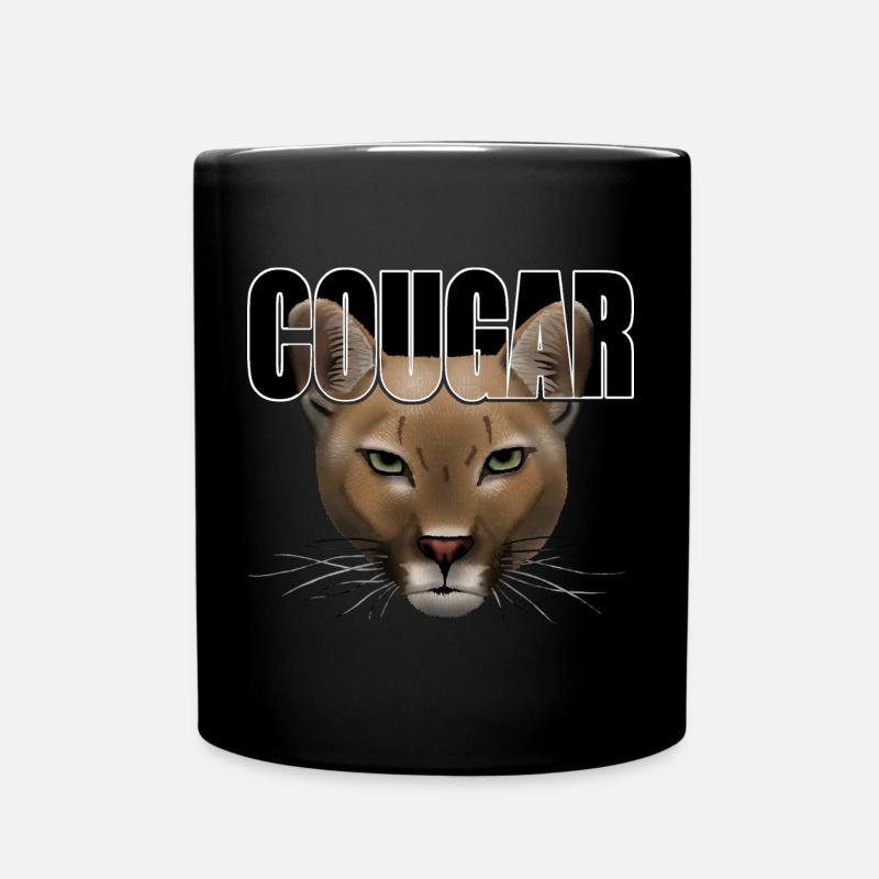 Cougar script R6Z - Mug uni - noir