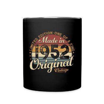 Vintage 1952 Vintage Retro Cadeau d’anniversaire - Mug uni - noir - Devant
