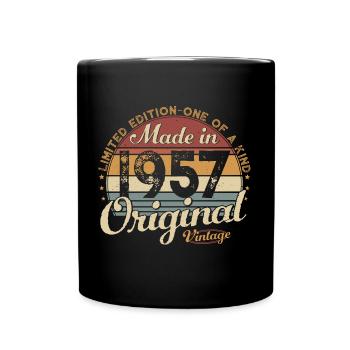 Vintage 1957 Vintage Retro Cadeau d’anniversaire - Mug uni - noir - Devant