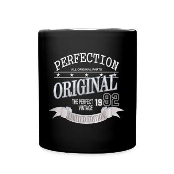 Anniversaire Vintage Vintage 1992 Original Rétro - Mug uni - noir - Devant