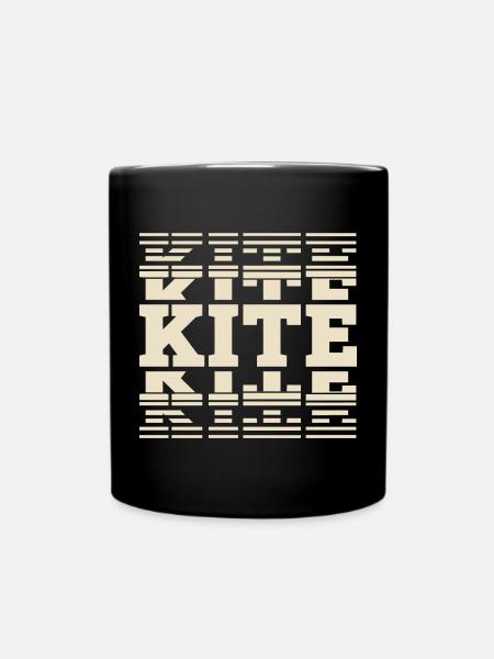 Kitesurfen Kitesurf Kitesurfer Kiteboard - Mug uni - noir