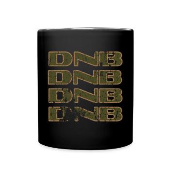 DNB Drum and Bass Junglist Heavy Scratch Remix - Tasse einfarbig - Schwarz - Vorne