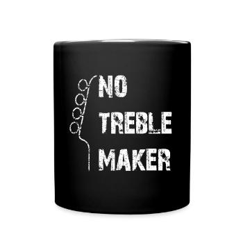 Bass und kein Treble - Gitarrrenhals mit Spruch - Mug uni - noir - Devant