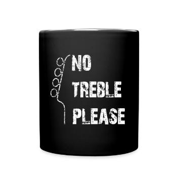 Bass und kein Treble - Gitarrrenhals mit Spruch - Mug uni - noir - Devant