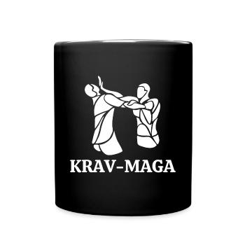 Krav Maga, Selbstverteidigung, Selbstverteidigung - Tasse einfarbig - Schwarz - Vorne
