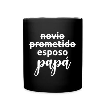 Esposo To Papa Married Men Funny Pregnancy Gift - Mug uni - noir - Devant