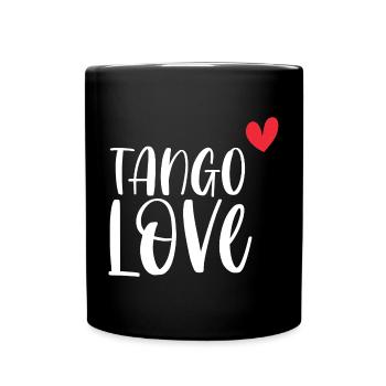 Danseur danse danse couple cadeau Tango Love! - Mug uni - noir - Devant