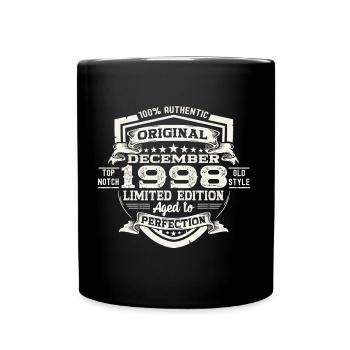 Original December 1998 24th Birthday Gift - Full Colour Mug - black - Front