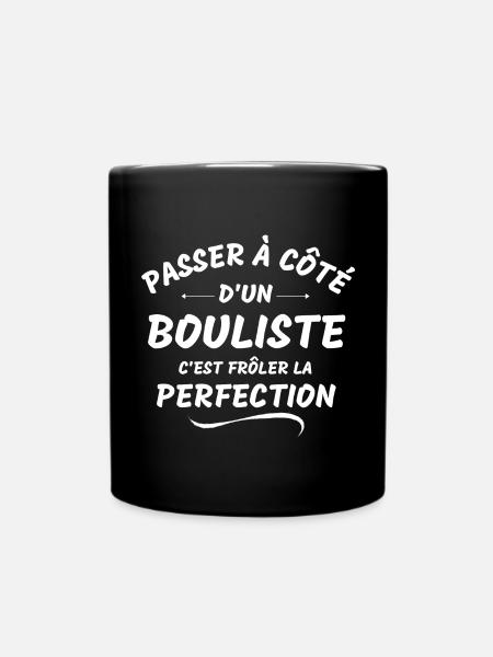 pétanque, pétanque humour, bouliste - Mug uni - noir