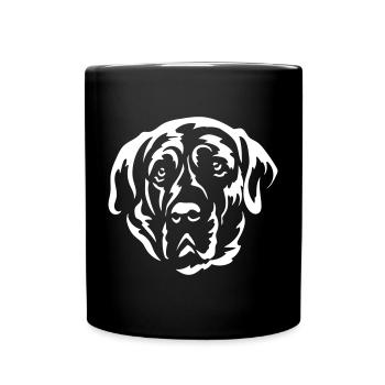 Tosa Head « Black Edition » - Mug uni - noir - Devant