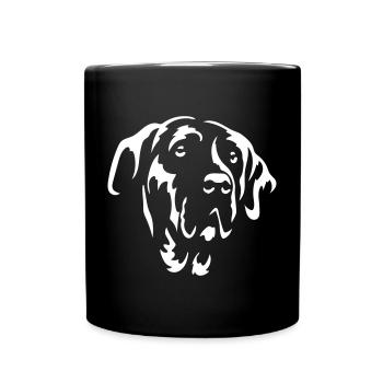 Tosa Head « Black Edition » - Mug uni - noir - Devant