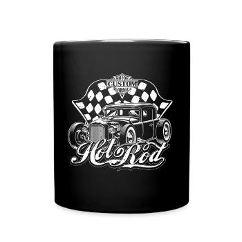 Hot Rod - Custom Garage - Full Colour Mug - black - Front