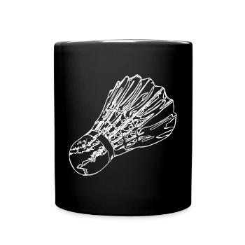 Badminton Badminton Sketch - Full Colour Mug - black - Front