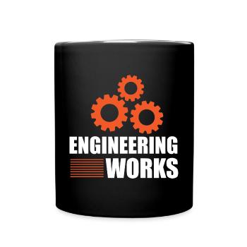 Engineering Works - Full Colour Mug - black - Front