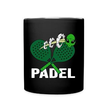 Padel Padel Tennis Padel Joueur de Tennis Padel Espace Padel - Mug uni - noir - Devant