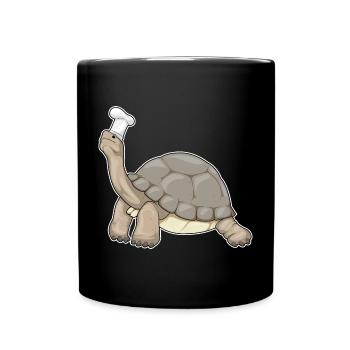 Turtle Chef Chef Chef Hat Cooking - Full Colour Mug - black - Front