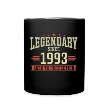 Légendaire depuis 1993 - Mug uni - noir - Devant