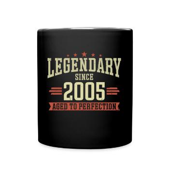Legendary since 2005 - Full Colour Mug - black - Front