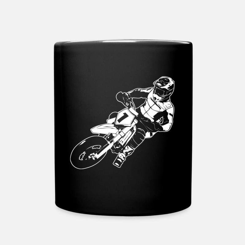 Supermoto - Supermotard - Full Colour Mug - black